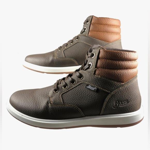 Sz. 8 - BASS  Mens Lace-Up Walking Boots Streetwear Ankle Boots, Gorpcore NWOT - Picture 4 of 15